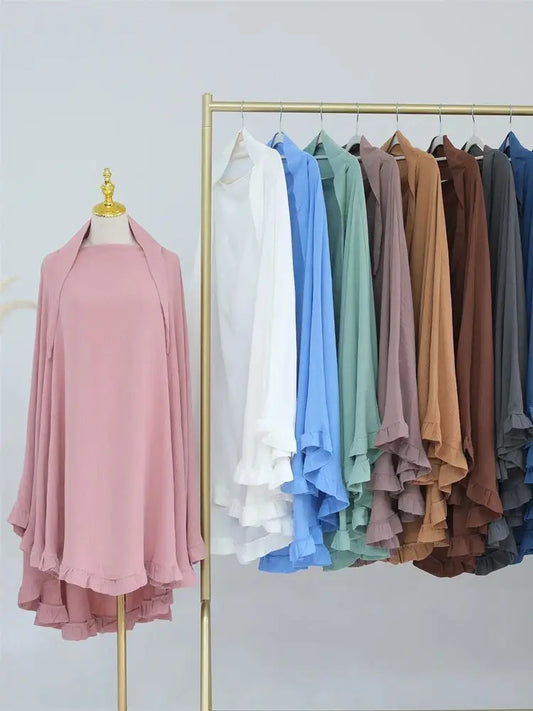 Cralom Ramadan Khimar Abaya for Women