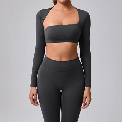 Cralom Women's Lightweight Long Sleeve Yoga Tunic for Outdoor Sports & Fitness