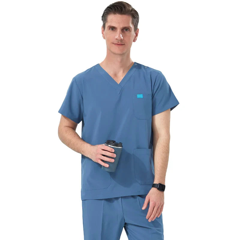 Cralom Stretch Quick-Dry Scrub Set - Premium Medical Professionals Uniform