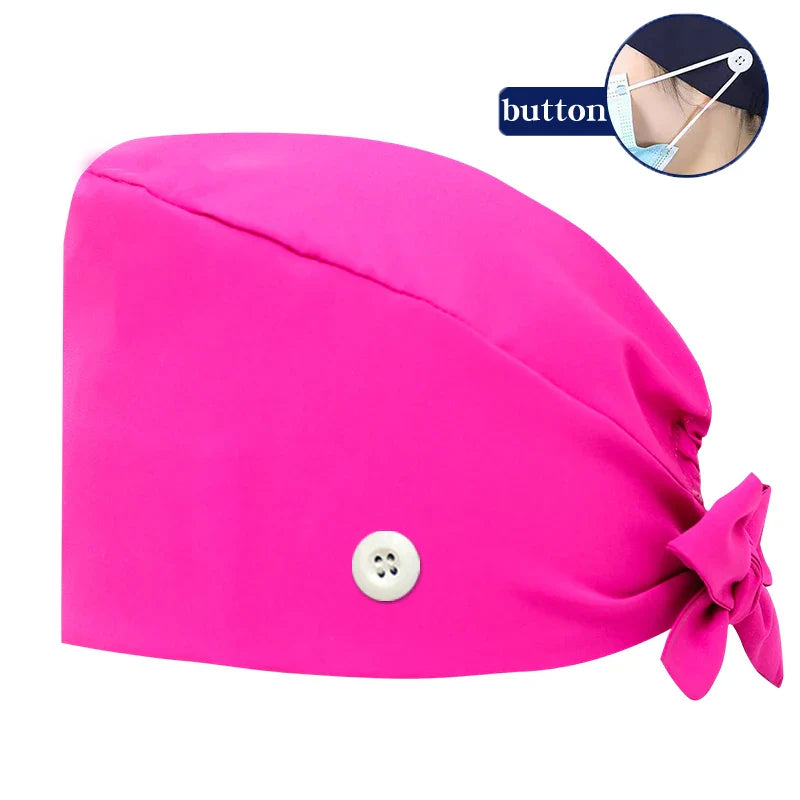Cralom Summer Medical Caps for Beauty Salon, Spa & Clinic - Soft Surgical Hats