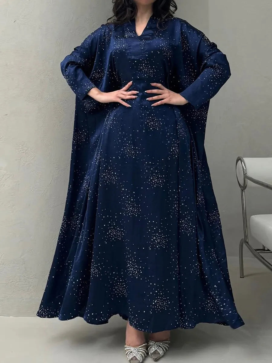 Beaded Abaya Dress - Elegant Eid Fashion - Cralom x Cralom