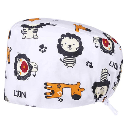Cralom Unisex Cotton Scrub Cap: Premium Tieback Surgeon Hat