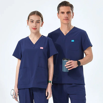 Cralom Stretch Quick-Dry Scrub Set - Premium Medical Professionals Uniform