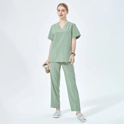 Cralom Women's Quick Dry Scrub Sets for Pet Hospital & Dental Clinic
