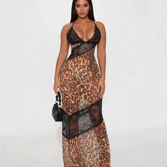Cralom Strapless Lace Suspender Dress for Women - Sexy Slim Fit, See-Through Waist Bag
