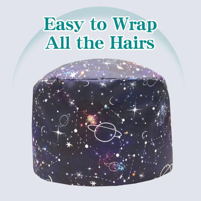 Cralom Starry Sky Healthcare Scrub Cap