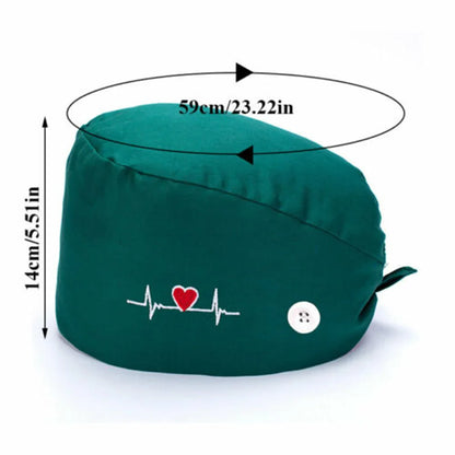 Cralom Surgical Scrub Cap for Medical Nurse Work Hat