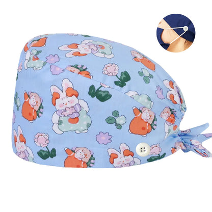 Cralom Surgical Scrub Cap for Medical Nurse Work Hat