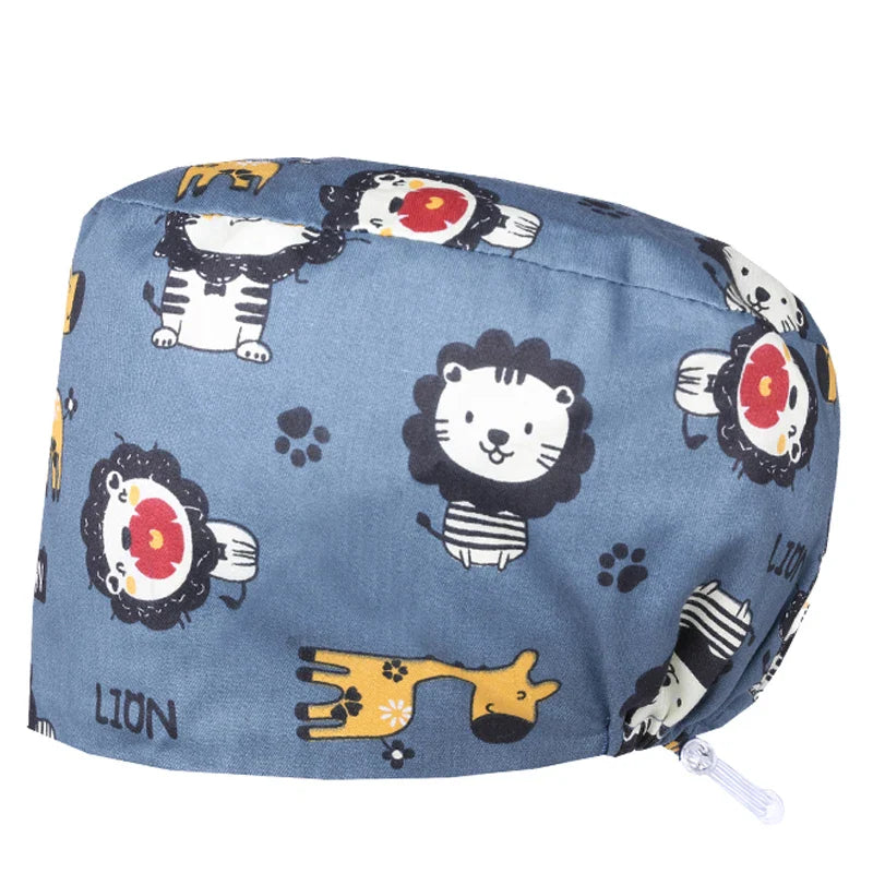 Cralom Unisex Cotton Scrub Cap: Premium Tieback Surgeon Hat