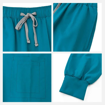 Cralom Women's Lab Coat & Unisex Pants Set