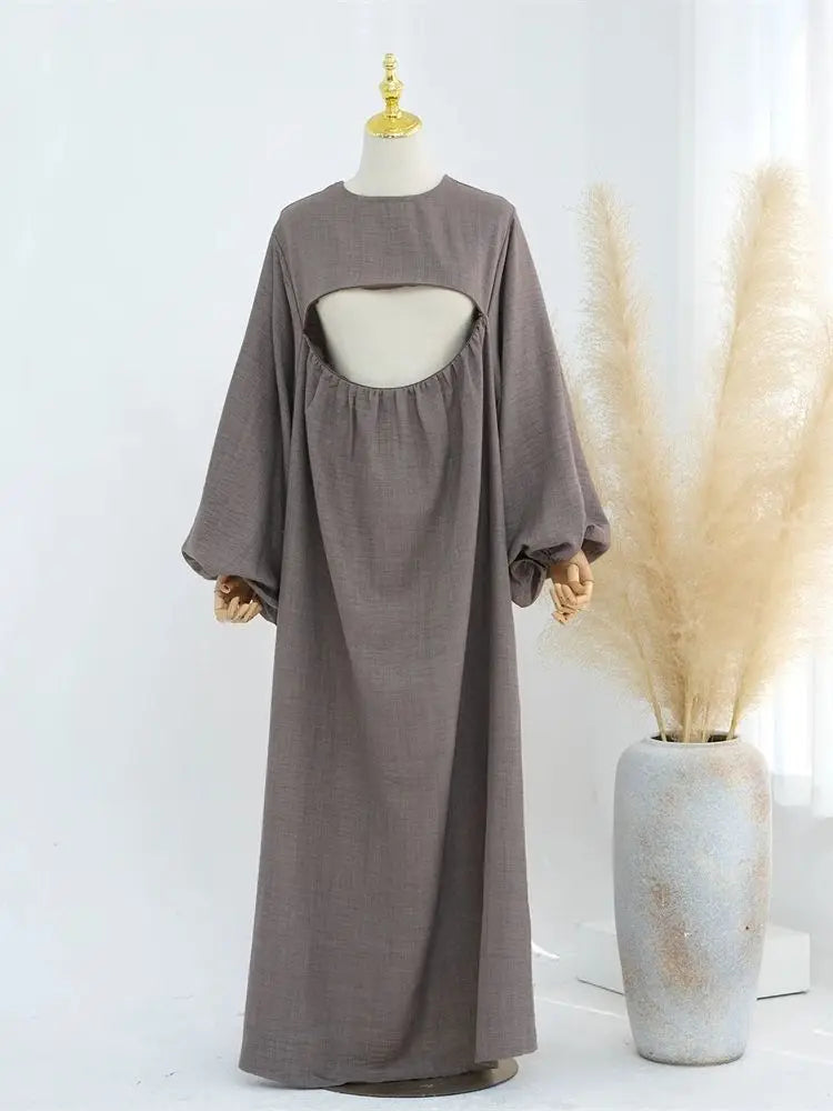 Cralom Ramadan Nursing Outfit Set for Muslim Women