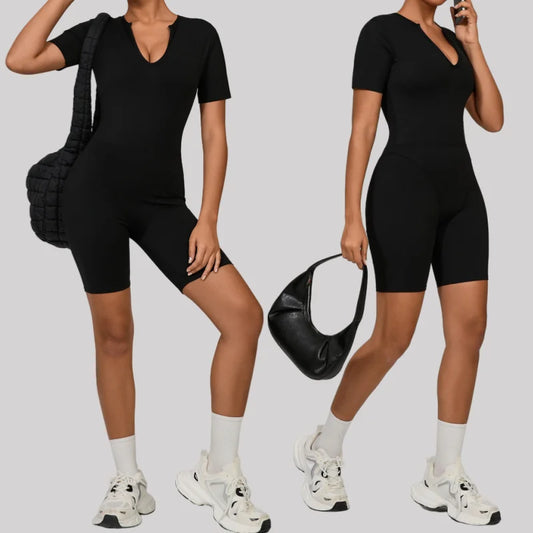Cralom Seamless Yoga Jumpsuit for Women: Comfortable, Breathable, and Butt-Lifting Gym Activewear