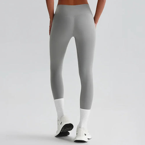 Cralom Seamless High Waist Yoga Pants for Running Outdoor Workout
