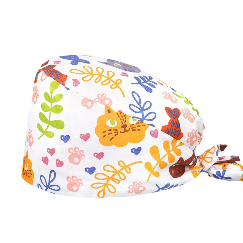 Cralom Women's Long Hair Dental Scrub Caps - Surgical & Lab Headwear