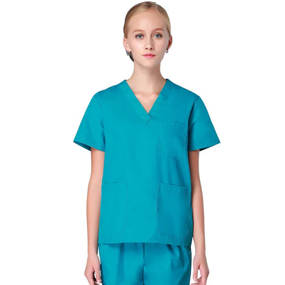 Cralom Cotton Nursing Scrubs Set - Hospital Medical Workwear