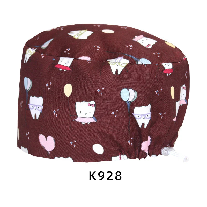 Cralom Cotton Medical Skullcap for Surgical Scrub and Nursing
