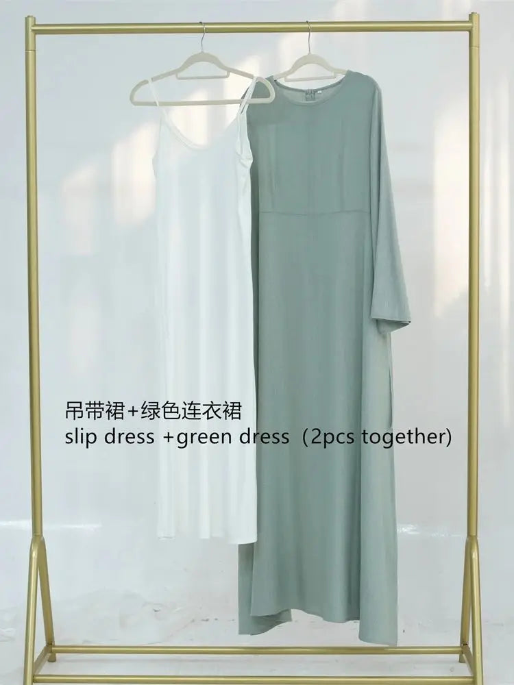 Cralom 2 Piece Abaya Set: Cralom Ramadan Dubai Style