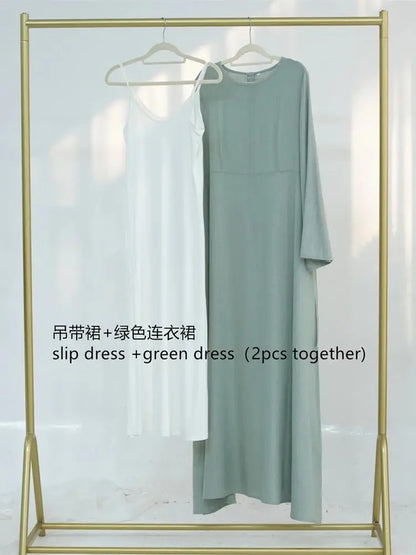 Cralom 2 Piece Abaya Set: Cralom Ramadan Dubai Style