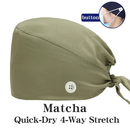 Cralom Summer Medical Caps for Beauty Salon, Spa & Clinic - Soft Surgical Hats