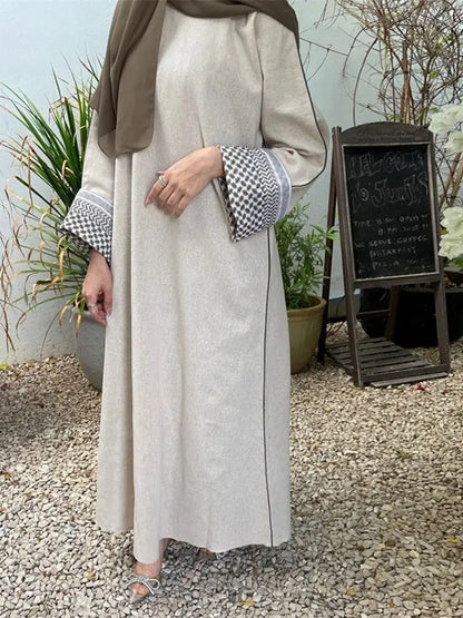 Cralom Modest Eid Abaya Dress for Women