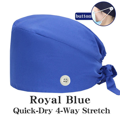 Cralom Summer Medical Caps for Beauty Salon, Spa & Clinic - Soft Surgical Hats