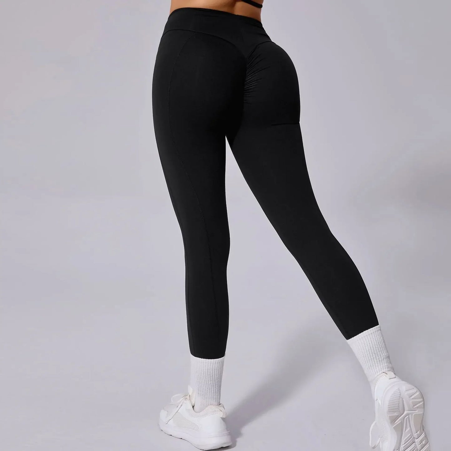 Cralom High-Waist Yoga Pants: Tummy Control Booty-Lifting Leggings