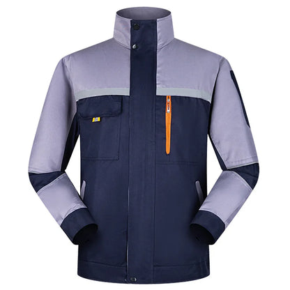 Cralom Reflective Strip Men's Workwear for Construction, Auto Repair & Factory Labor Protection