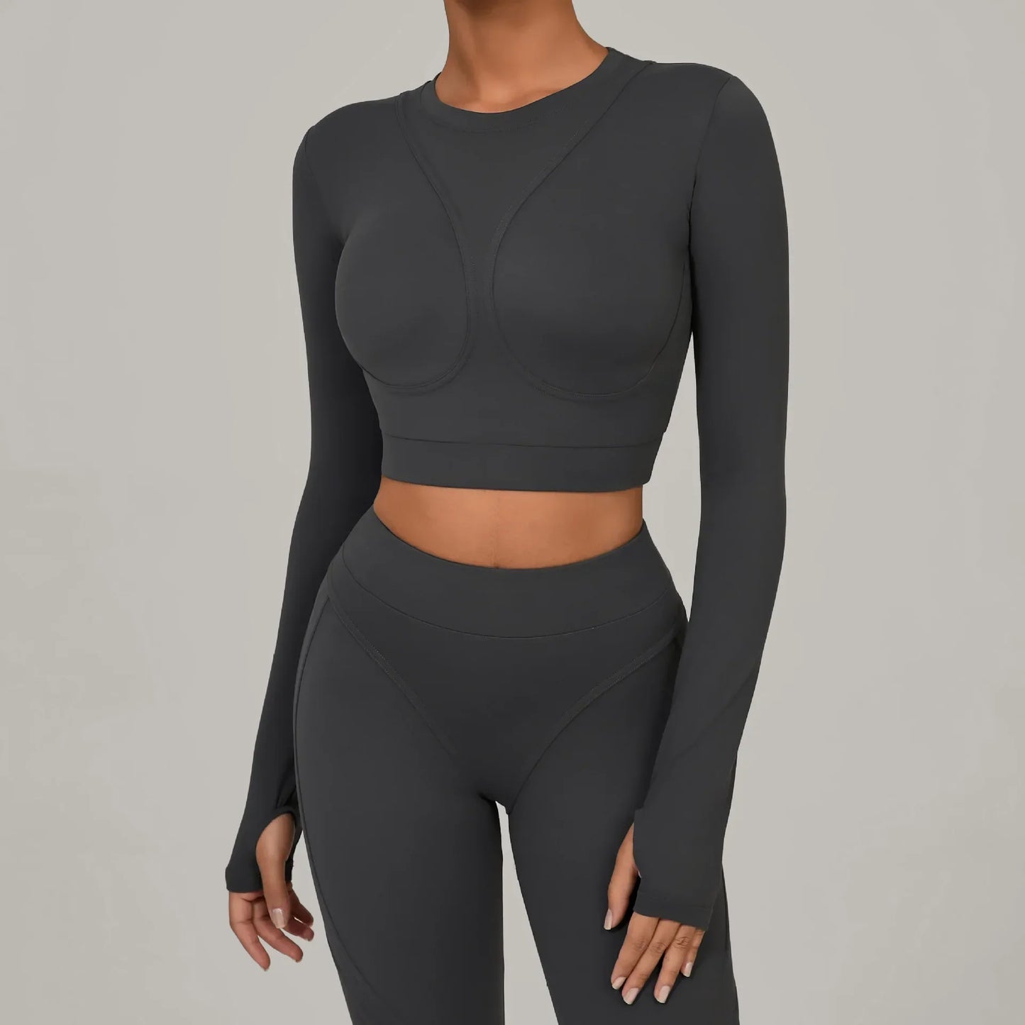 Cralom Seamless High-Intensity Workout Top for Women