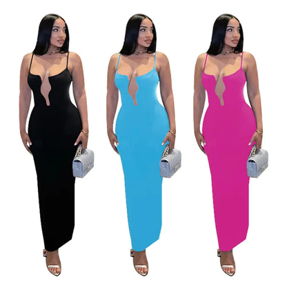 Cralom Summer 2025 Irregular Wave Suspender Dress