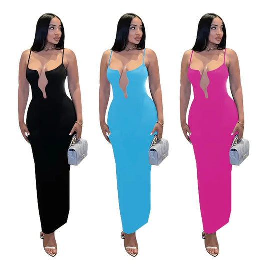 Cralom Summer 2025 Irregular Wave Suspender Dress