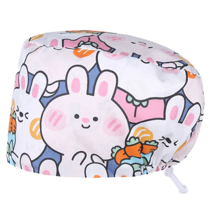 Cralom Women's Surgical Caps - Dental Nursing Hats for Pet Hospital
