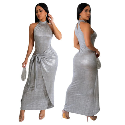 Cralom African Style Sleeveless Party Dress Summer 2025