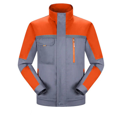 Cralom Reflective Strip Men's Workwear for Construction, Auto Repair & Factory Labor Protection
