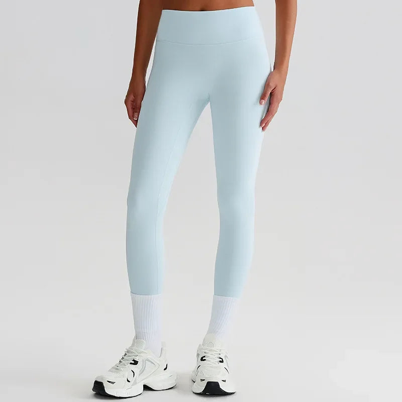 Cralom Seamless High Waist Yoga Pants for Running Outdoor Workout