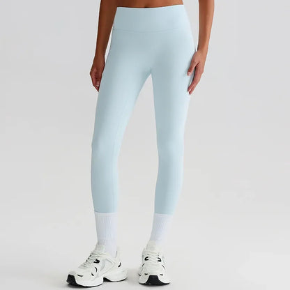 Cralom Seamless High Waist Yoga Pants for Running Outdoor Workout