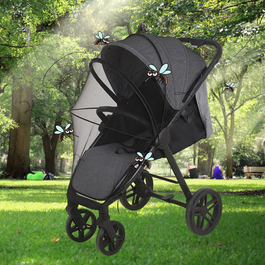 Cralom Baby Stroller Mosquito Net - Infant Protection Mesh Sun Hood