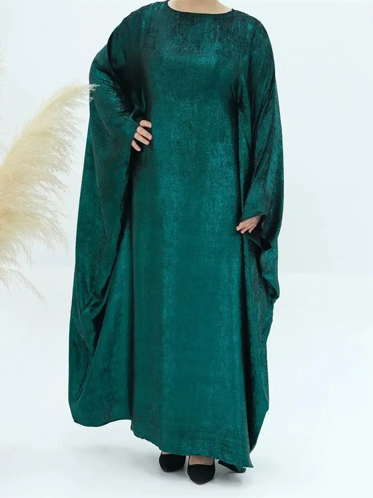 Cralom Luxury Satin Maxi Abaya for Women Muslim - Cralom Ramadan Eid Dubai Abayas