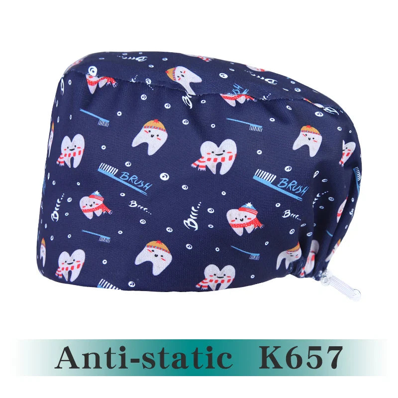 Cralom Silky Surgeon Cap Soft Scrub Hat for Medical Professionals
