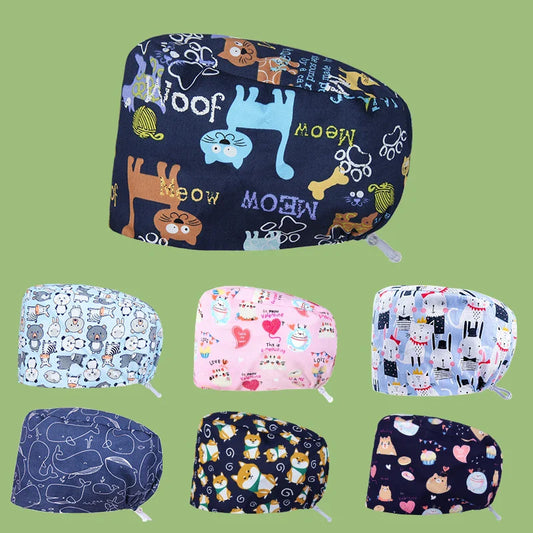 Cralom Unisex Cotton Scrub Cap: Premium Tieback Surgeon Hat
