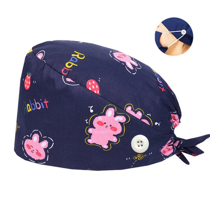 Cralom Surgical Scrub Cap for Medical Nurse Work Hat
