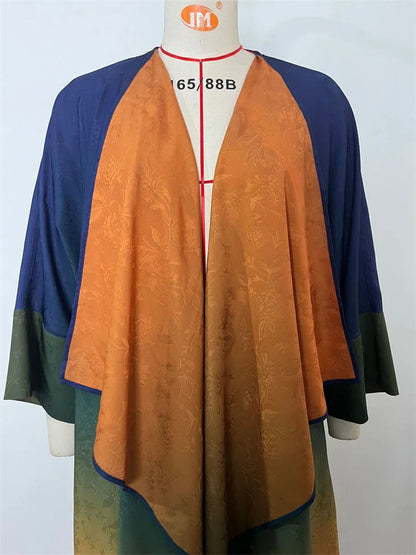Cralom Modest Ramadan Abaya Kimono Kebaya Dress for Women Muslim Robe Kaftans