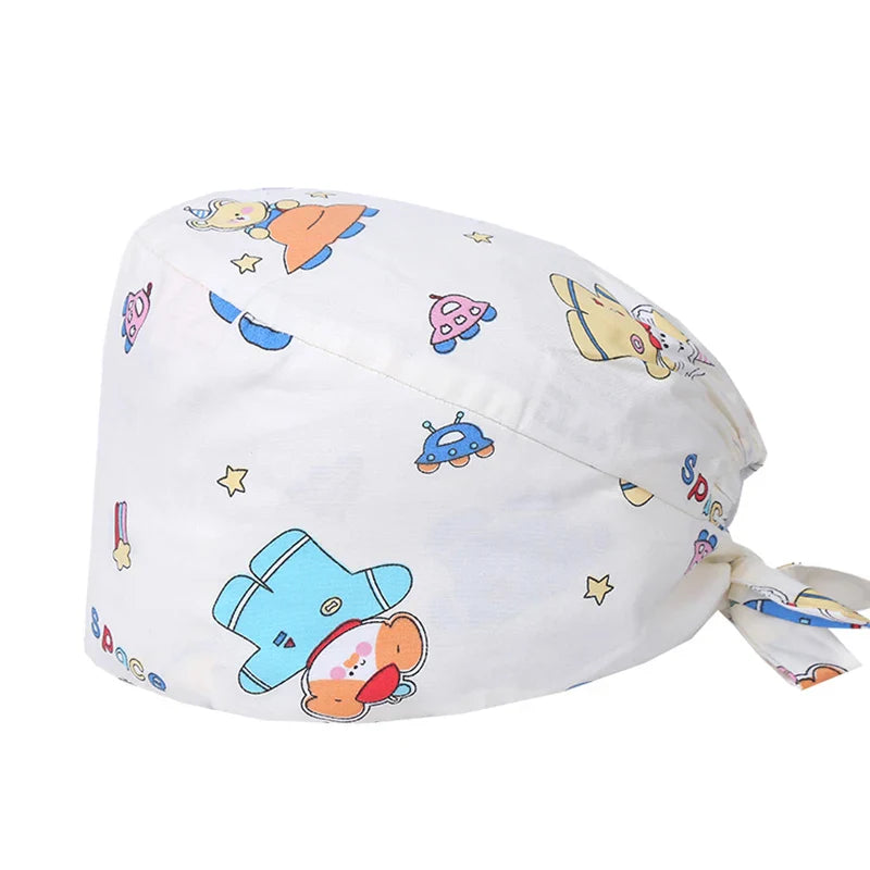Cralom Women's Long Hair Dental Scrub Caps - Surgical & Lab Headwear