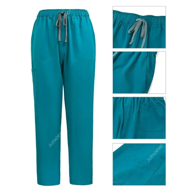 Cralom V-neck Scrubs Set for Hospital & Dental Surgery Work