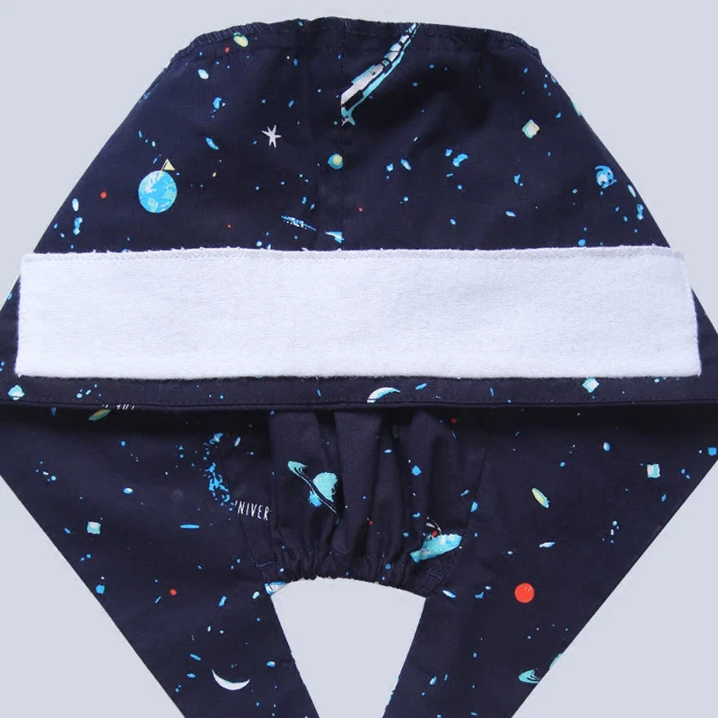Cralom Cotton Scrub Caps - Breathable Surgical Hats for Women and Men