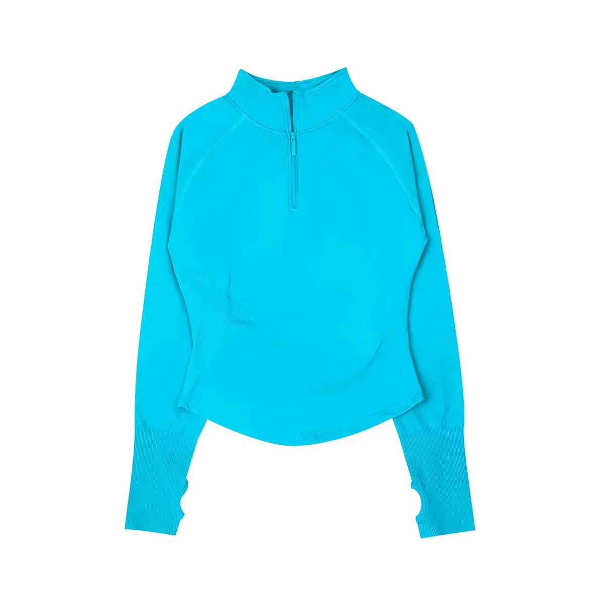 Cralom Seamless Half Zip Gym Top - Women's Yoga Fitness Jacket