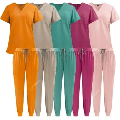 Cralom Men's Medical Scrubs Set - Premium Hospital Uniform for Healthcare Professionals