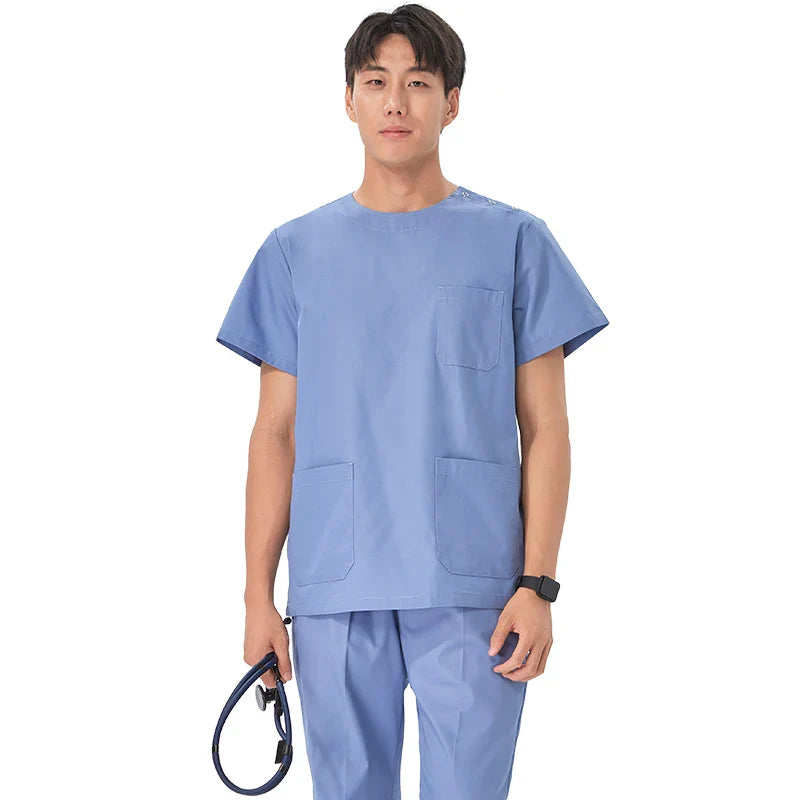 Cralom Medical Scrub Set for Hospital Nurses and Doctors Workwear