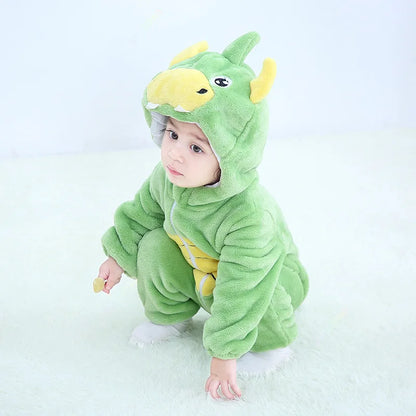 Cralom Cow Baby Jumpsuit Sleepwear with Tassels