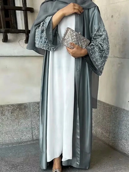 Luxury Ramadan Open Abaya by Cralom - Modest Muslim Dresses for Women
