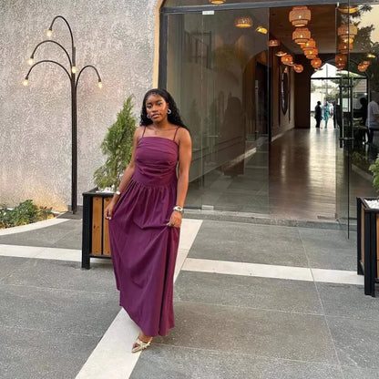 Cralom Slimming Strapless Swing Dress